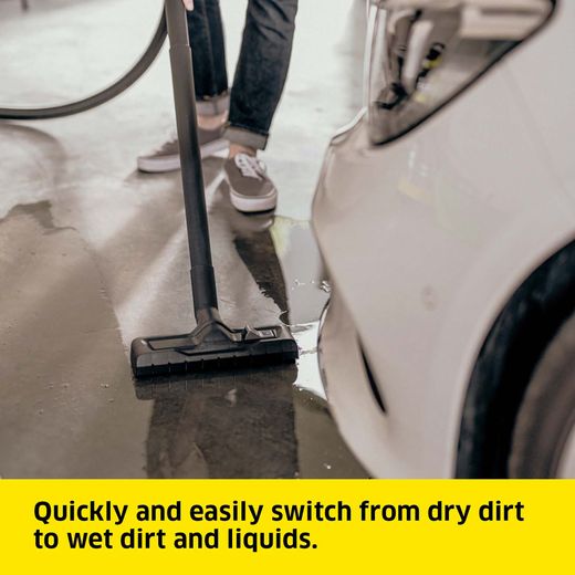 Kärcher WD 5 WD 5 Wet & Dry Cleaner - Yellow - Annotation - Dry dirt to wet dirt and liquids
